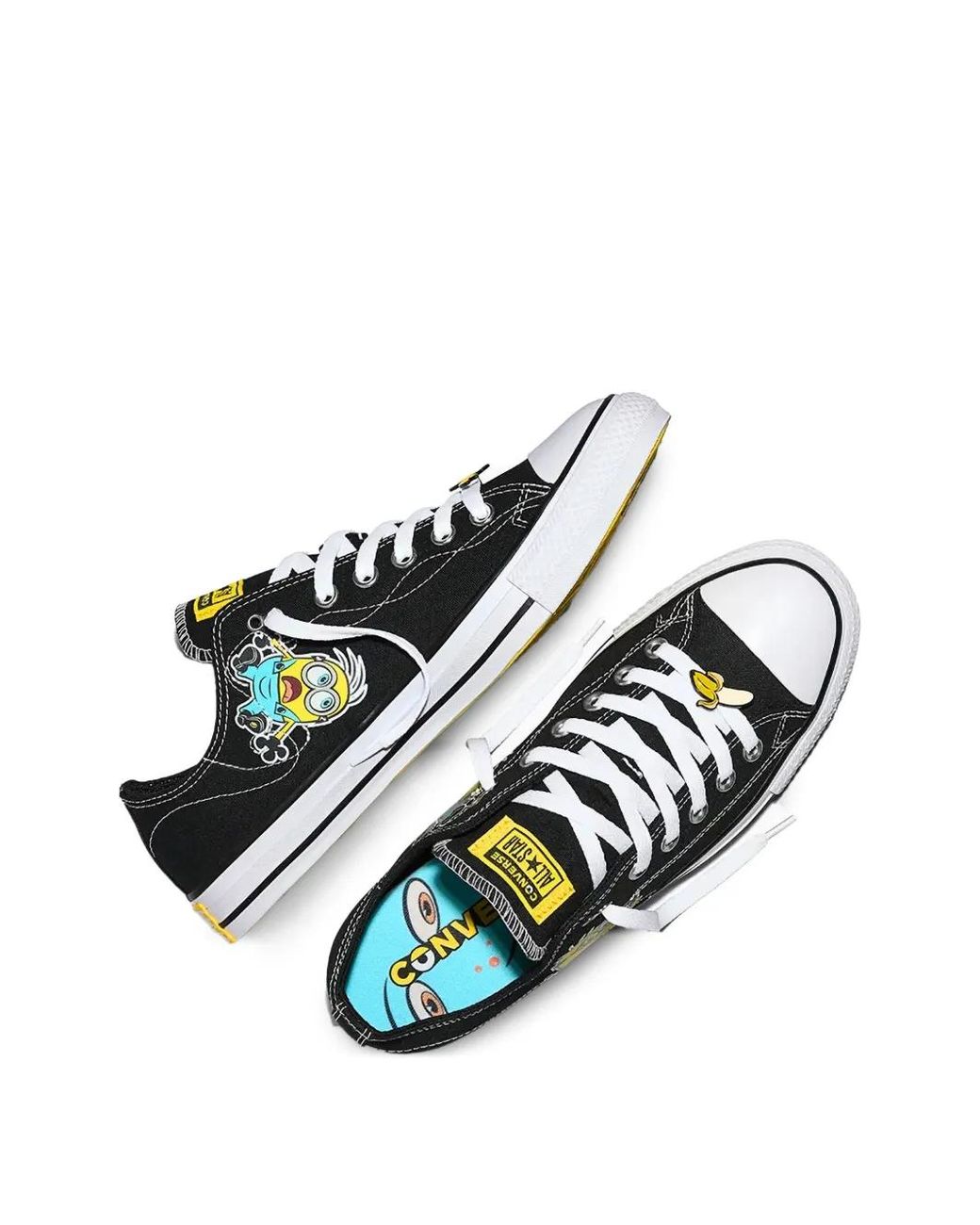 Converse White X Minions Chuck Taylor All Star Sneakers