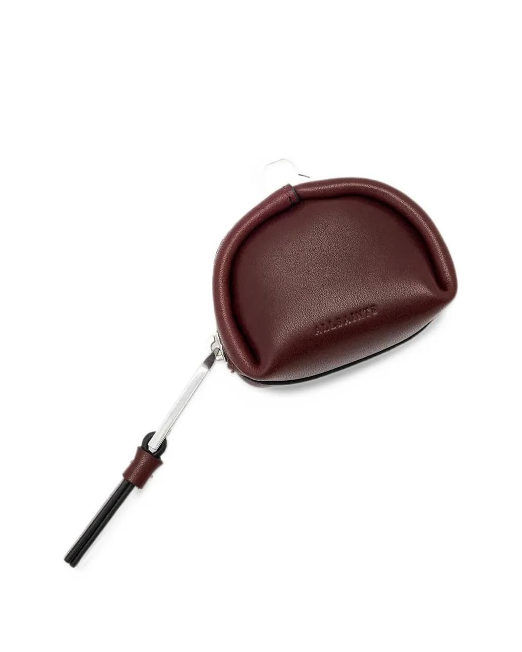 AllSaints Brown Rosalie Leather Airpod Case