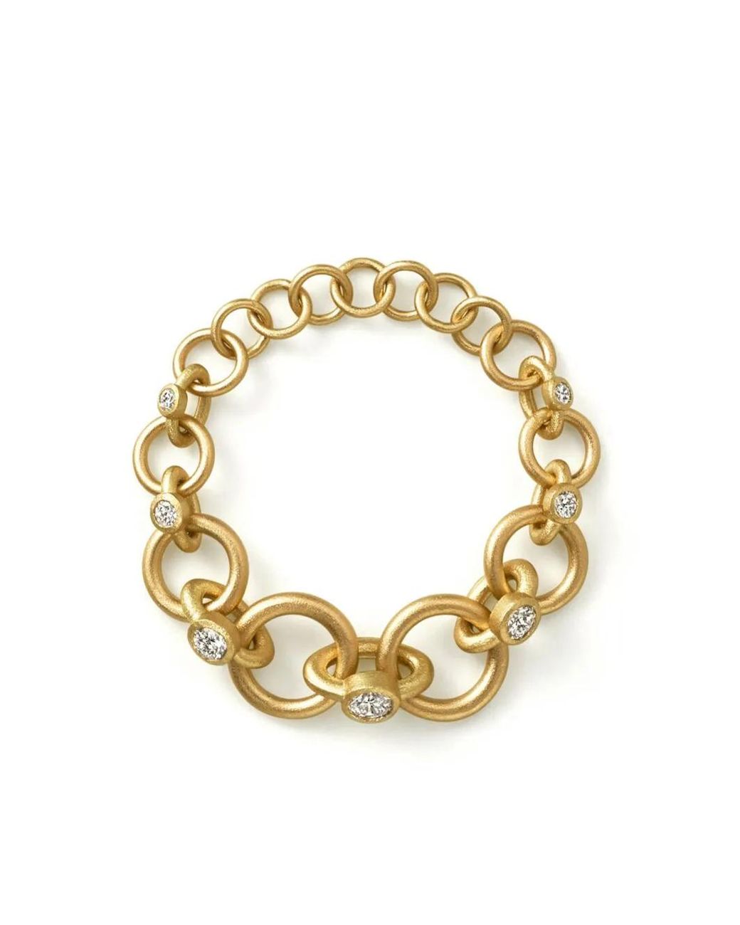 Anello Link 01 di Shihara in Metallic