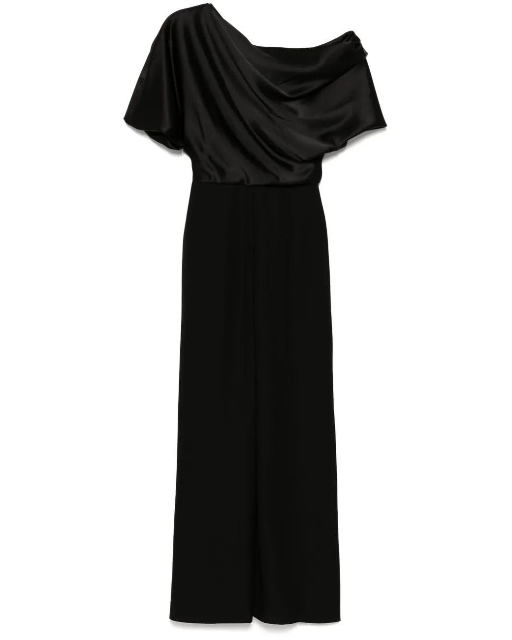 Amsale Black The Slouch Jumpsuit