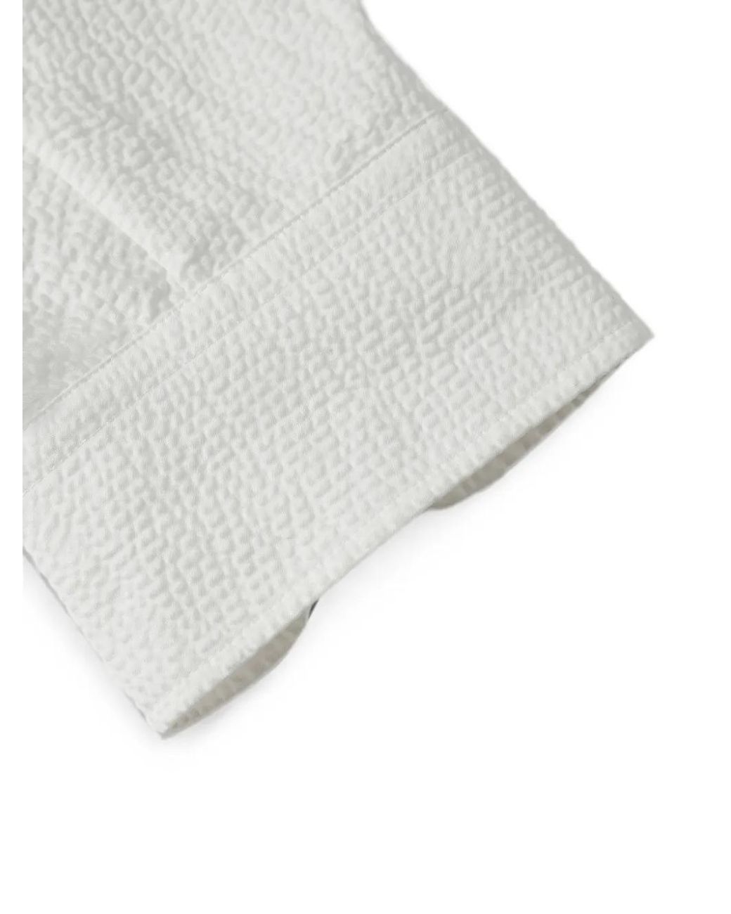 Shanghai Tang White Tang Frog-Fastening Shirt for men