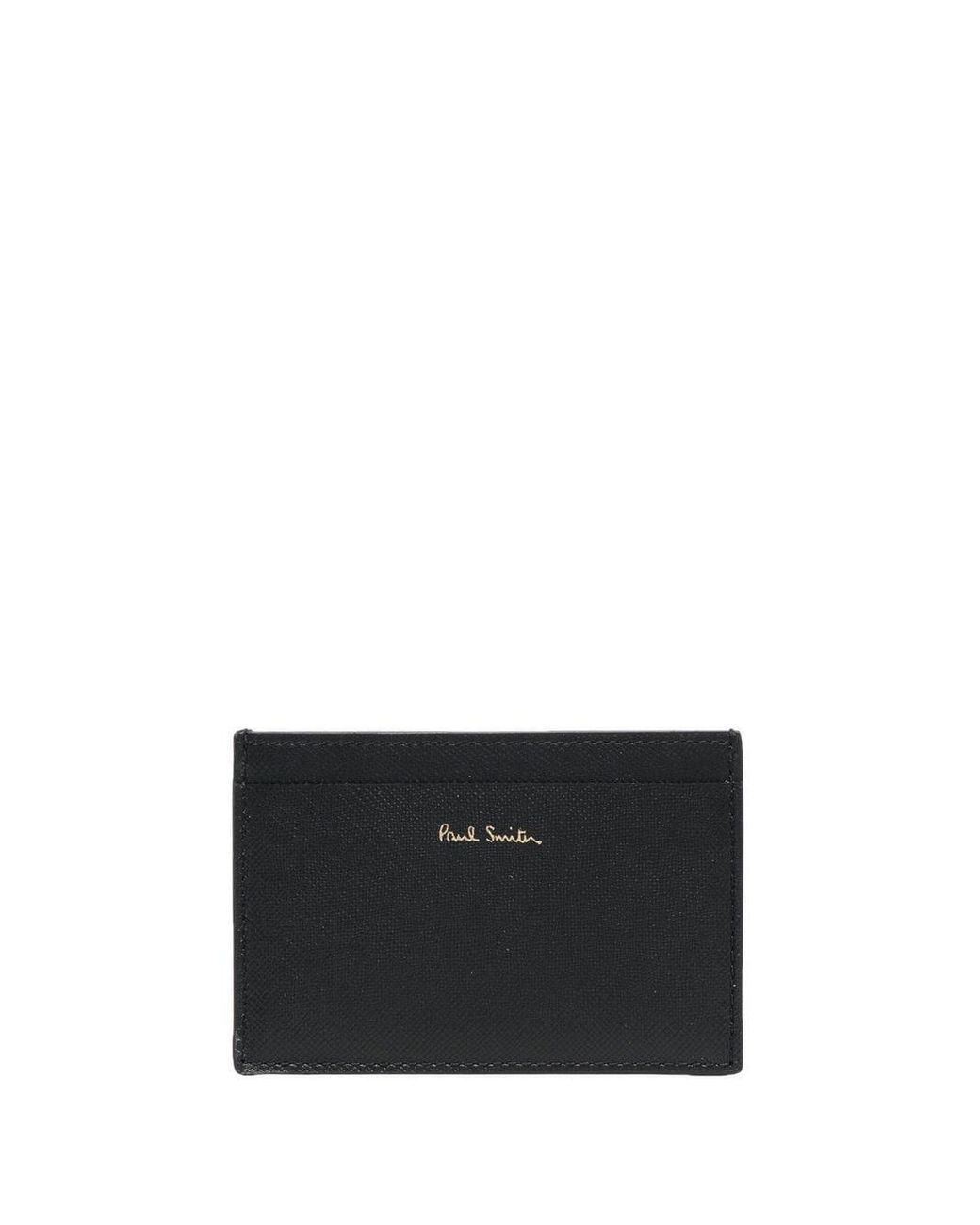 Paul Smith Graphic-print Leather Wallet in Black for Men | Lyst
