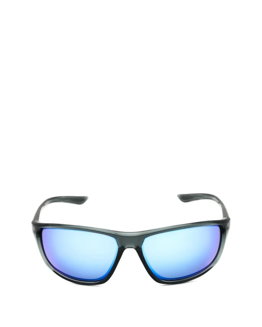 Nike Blue Adrenaline Rectangle-Frame Sunglasses for men