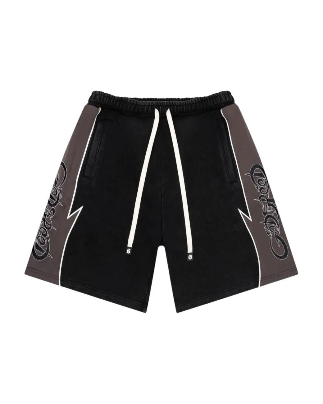 Godspeed Black Drawstring Graphic Shorts for men