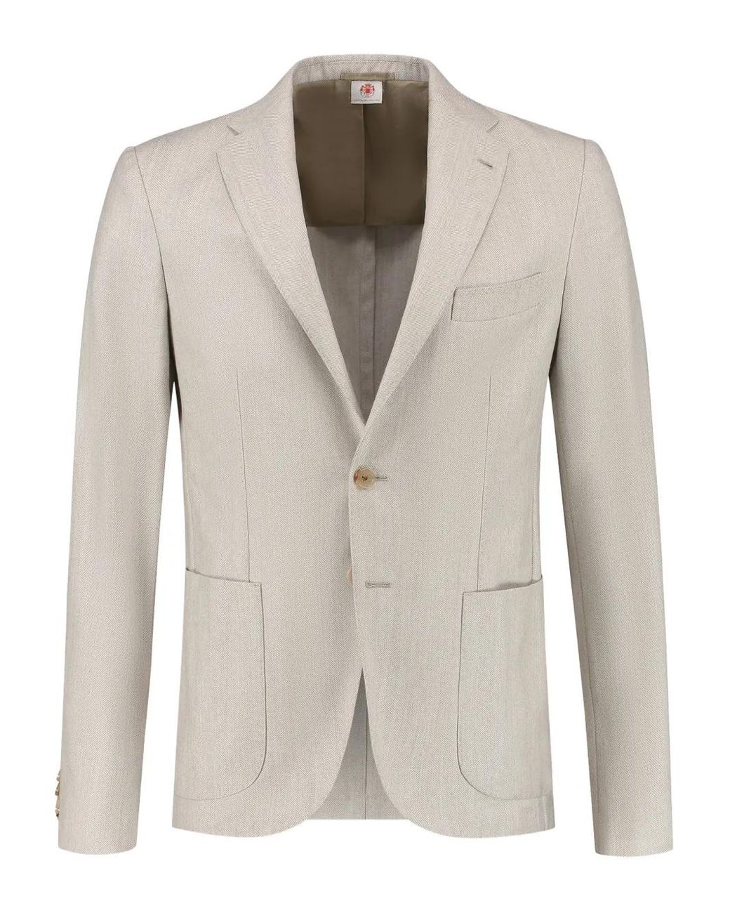 Luigi Borrelli Napoli Natural Single-Breasted Blazer for men