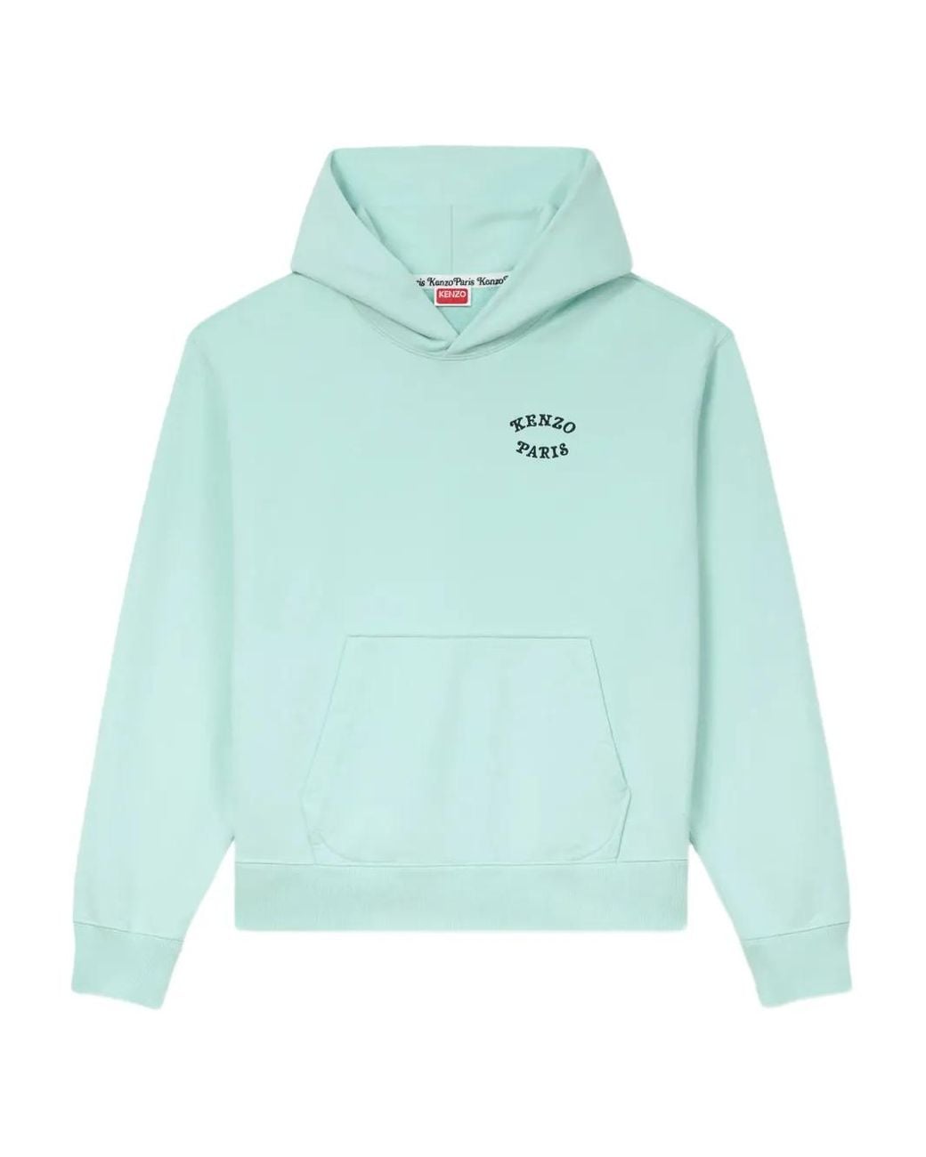 KENZO Blue Logo Hoodie for men