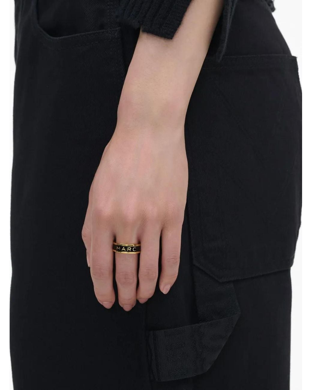 Marc Jacobs Metallic Enamel Ring