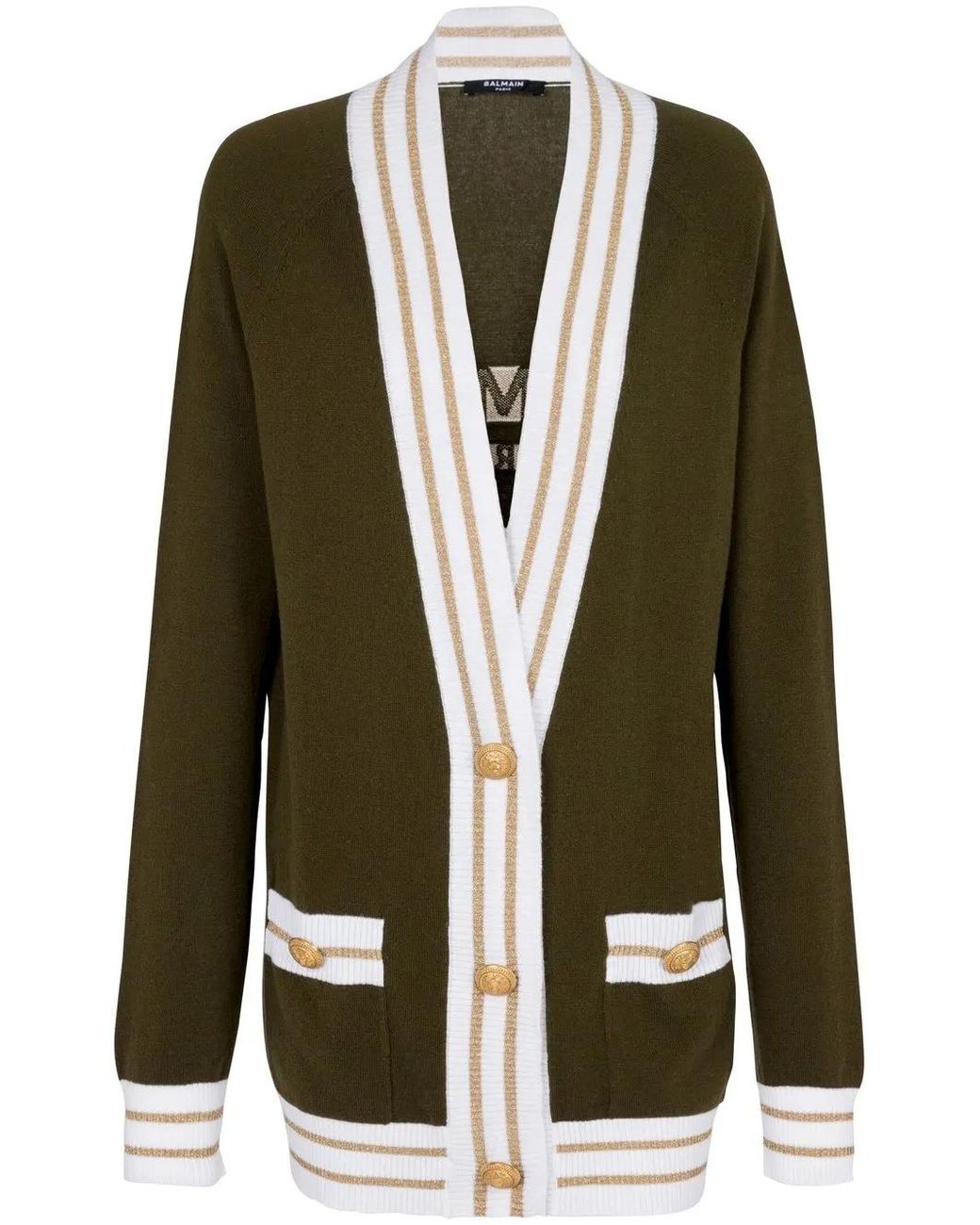Cardigans Balmain de color Green