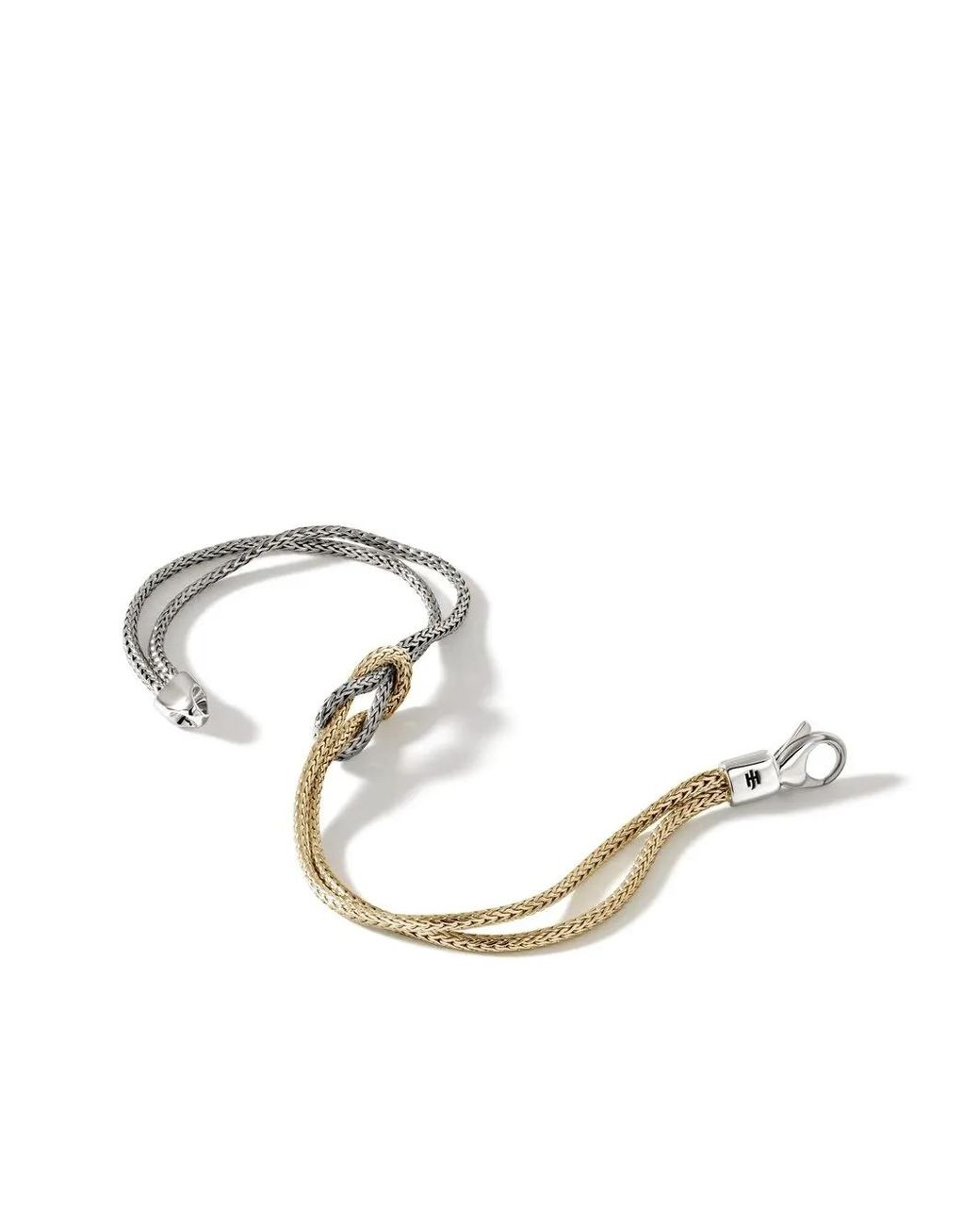 John Hardy Metallic 14Kt And Manah 1.8Mm Double-Row Bracelet