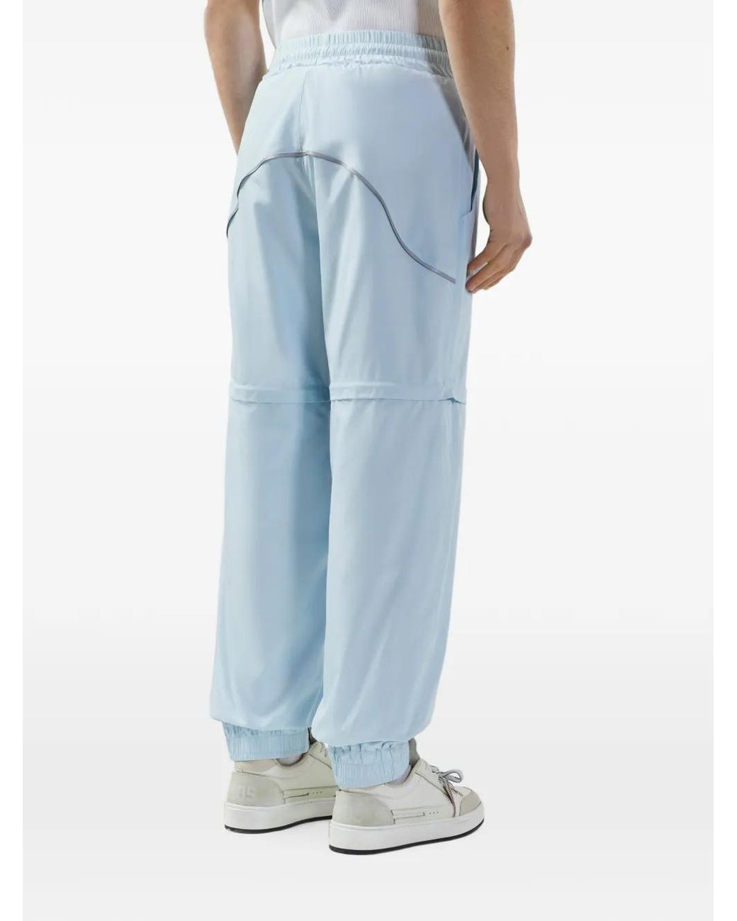 Gcds Blue Essentials Zip-Off Track Pants for men