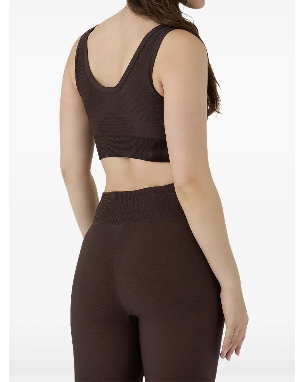 Uyn Brown Ribbed Top