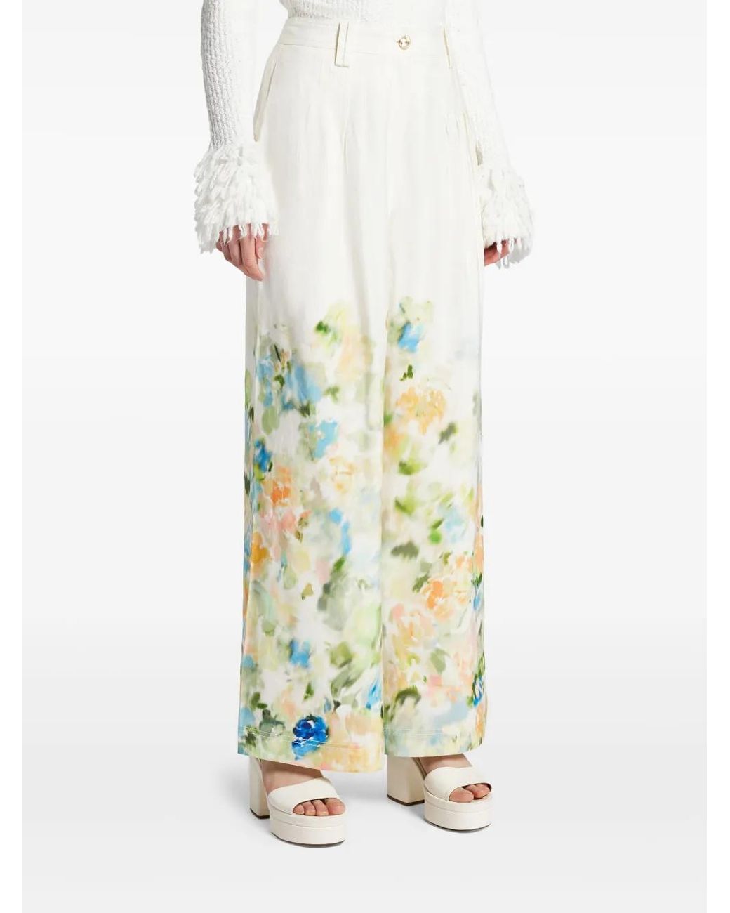 Aje. White Dreamscape Pants