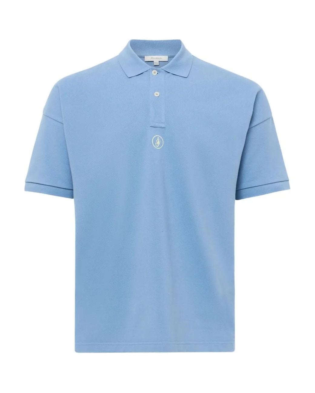 J.W. Anderson Blue Jw Anderson Short-Sleeve Polo Shirt With Logo for men