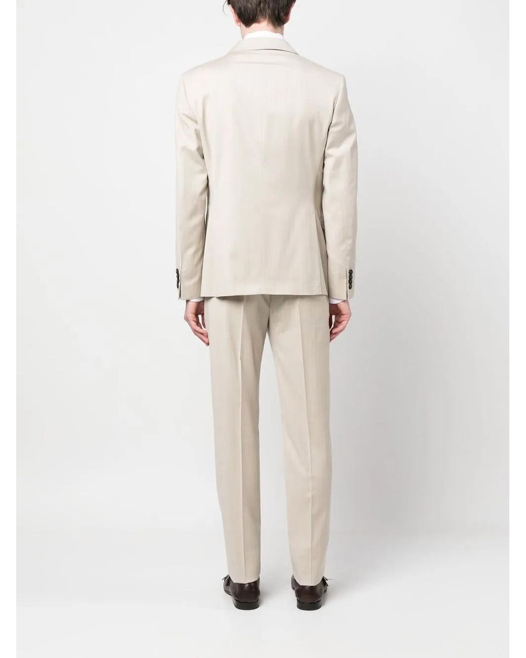 Tonello Doppelreihiger Anzug in Natural für Herren