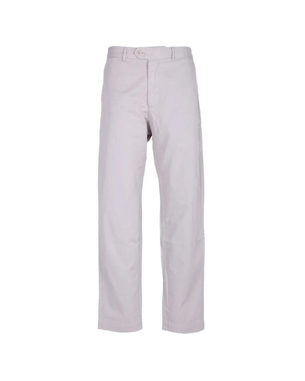 Hartford Gray Pantalon Taylor À Coupe Droite for men