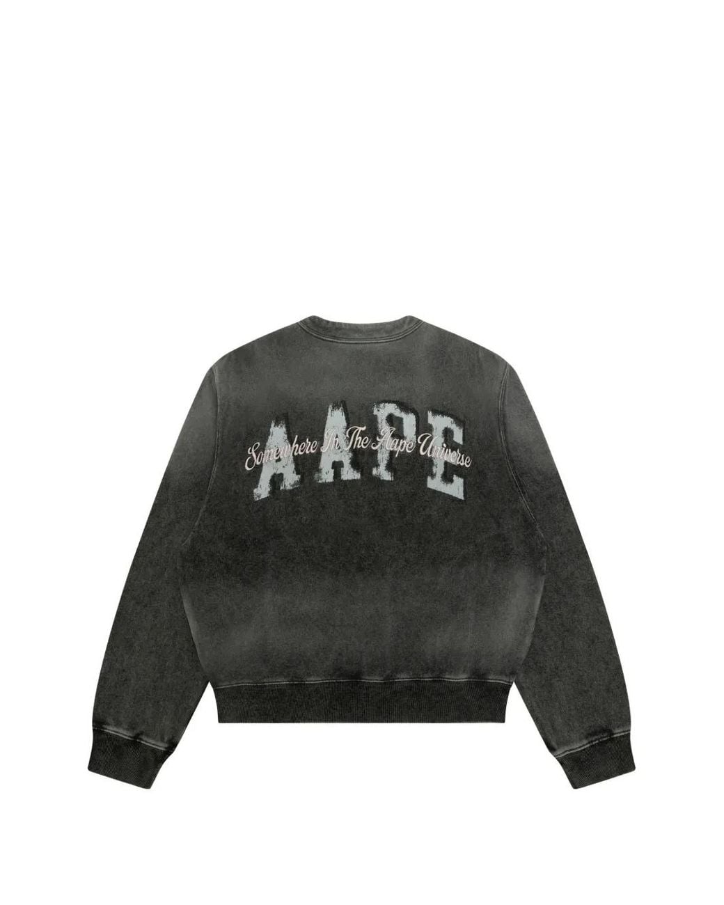 Aape By A Bathing Ape Black Patch Button Bomber Jacket