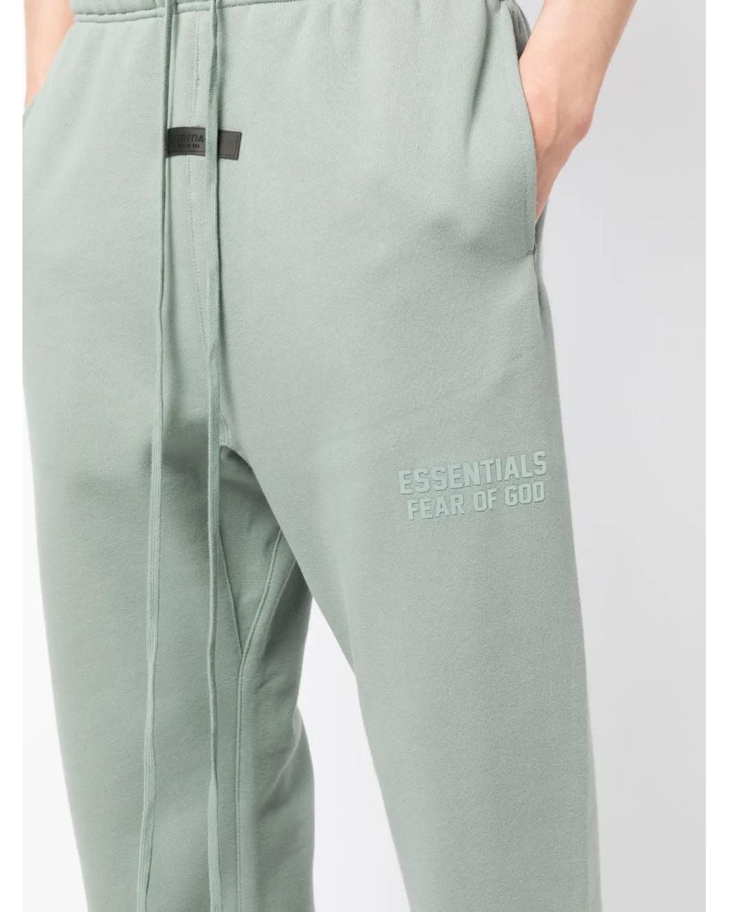 Fear Of God Blue Drawstring Cotton Track Pants for men
