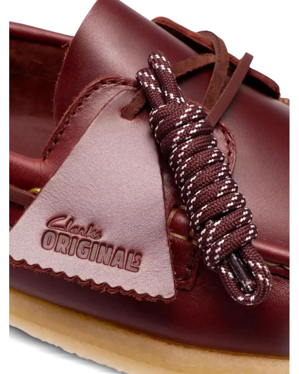 Clarks Red Godney Boat Shoes for men