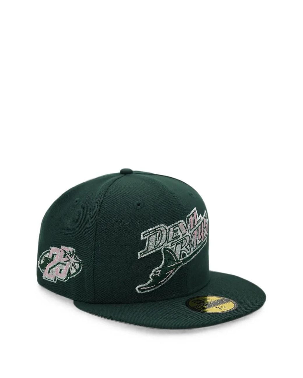 KTZ Green 59Fifty Tampa Bay Rays Fitted Cap for men