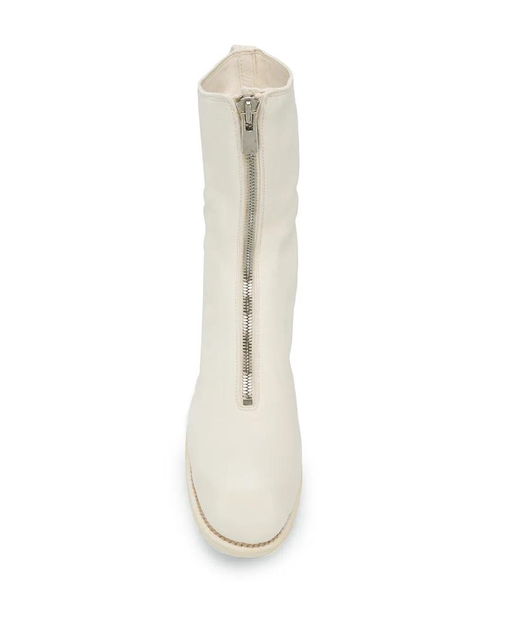 Guidi White Pl2 Horse Leather Boots for men
