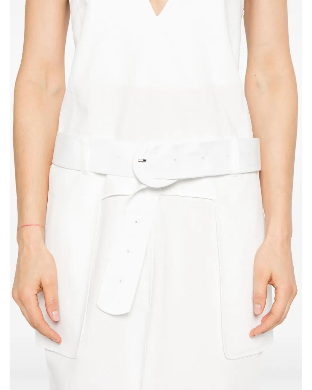 [LOW CLASSIC] / ☆ 25SS HALTER MAXI DRESS / WHITE Low Classic Halter Maxi Dress in White | Lyst