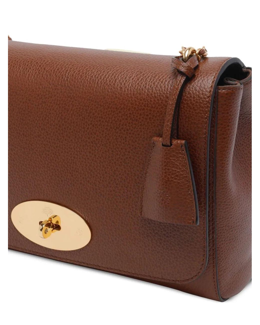 Mulberry Brown Medium Lily Chain Shoulder Bag