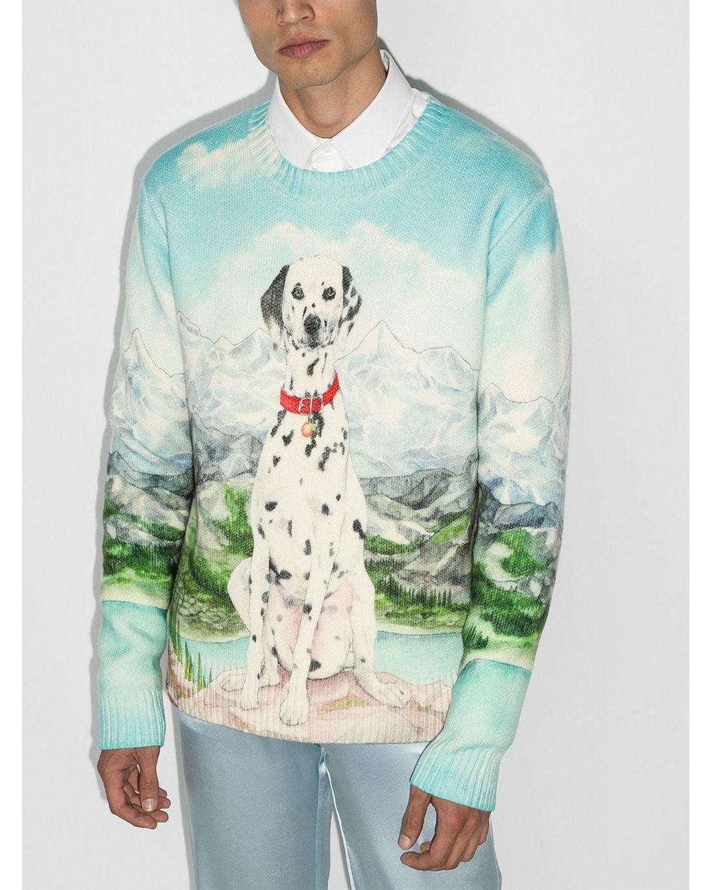 CASABLANCA Wool Dalmatian Knitted 