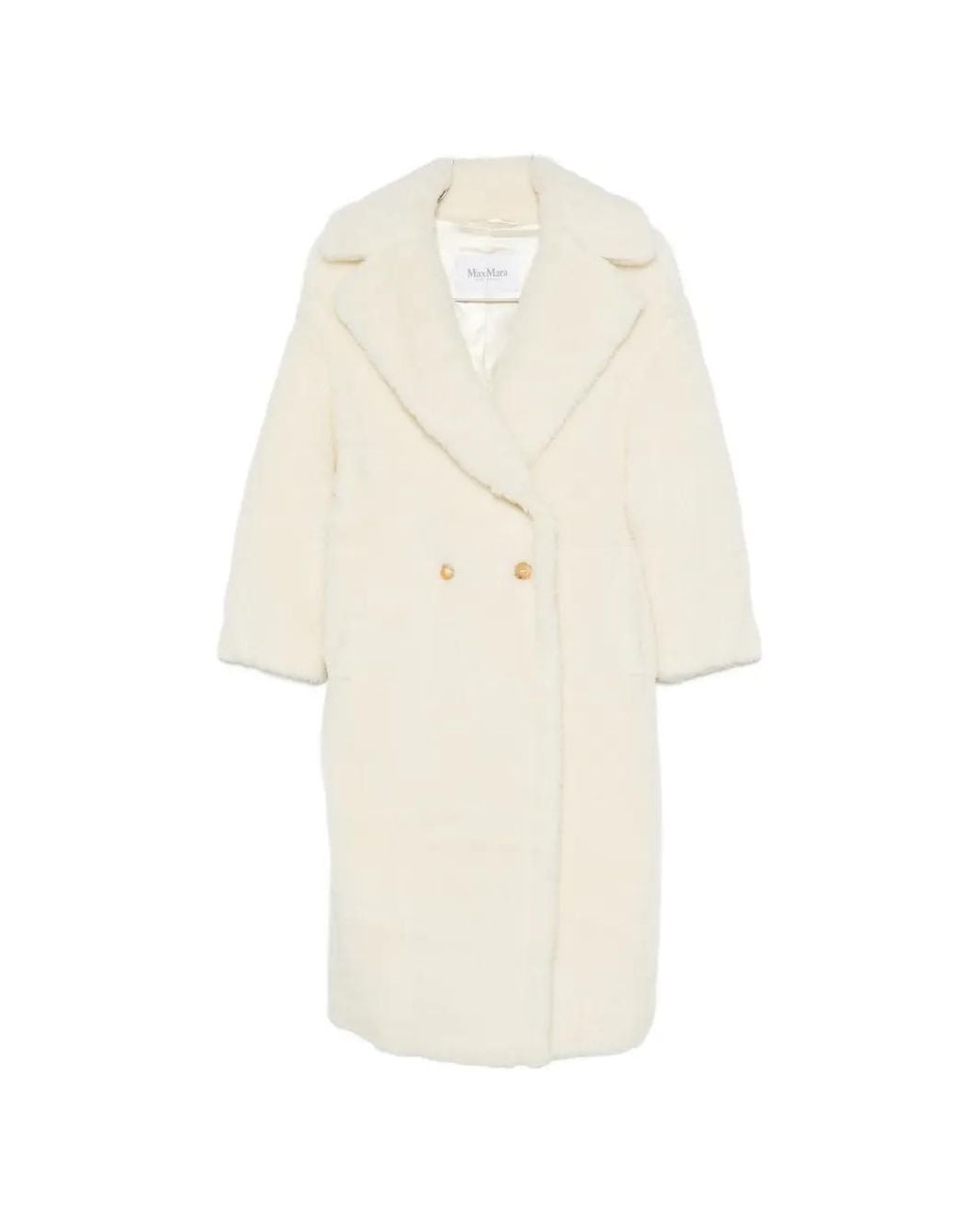 Max Mara White Teddy Bear Icon Coat