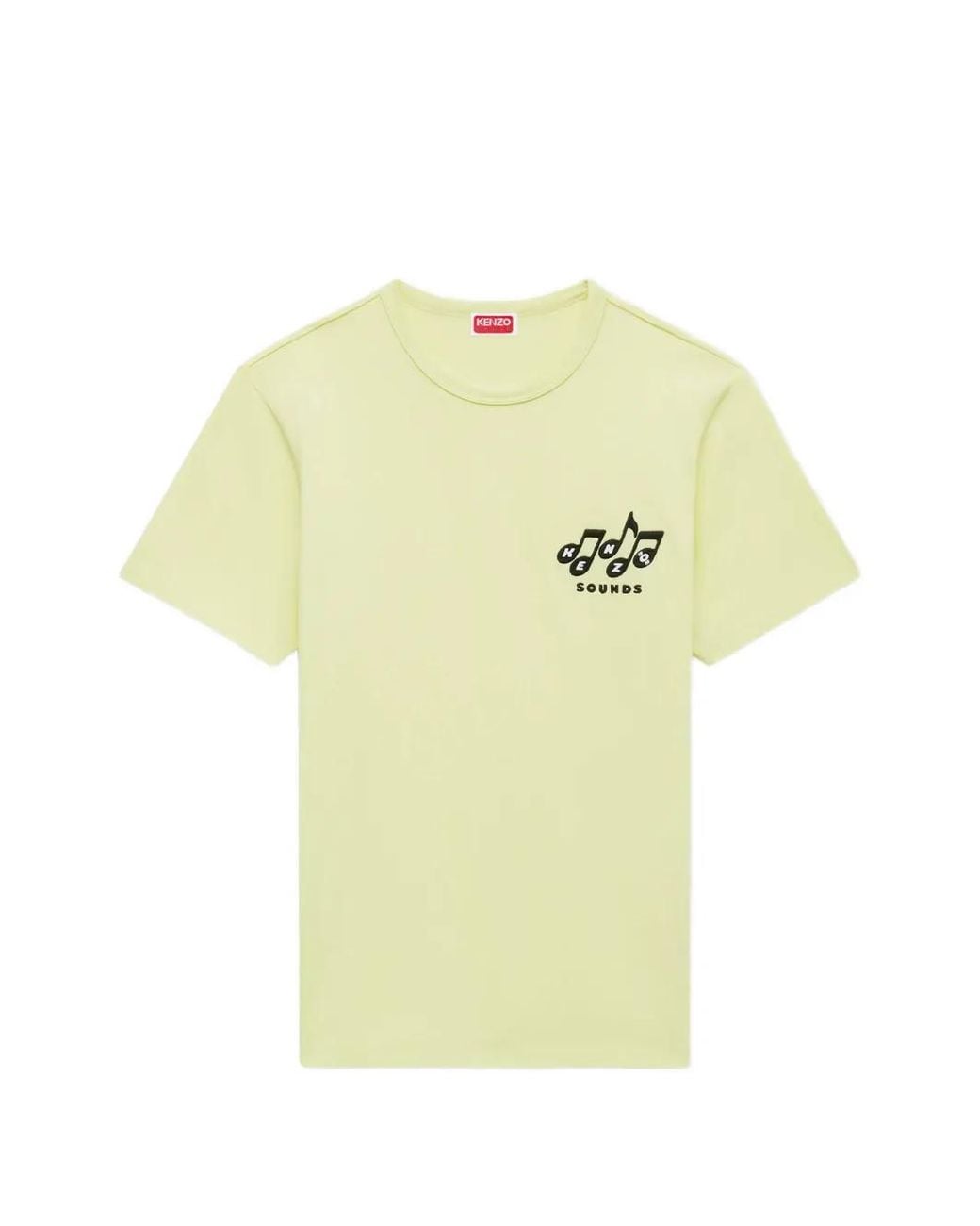 KENZO Yellow Sounds Embroidered T-Shirt for men