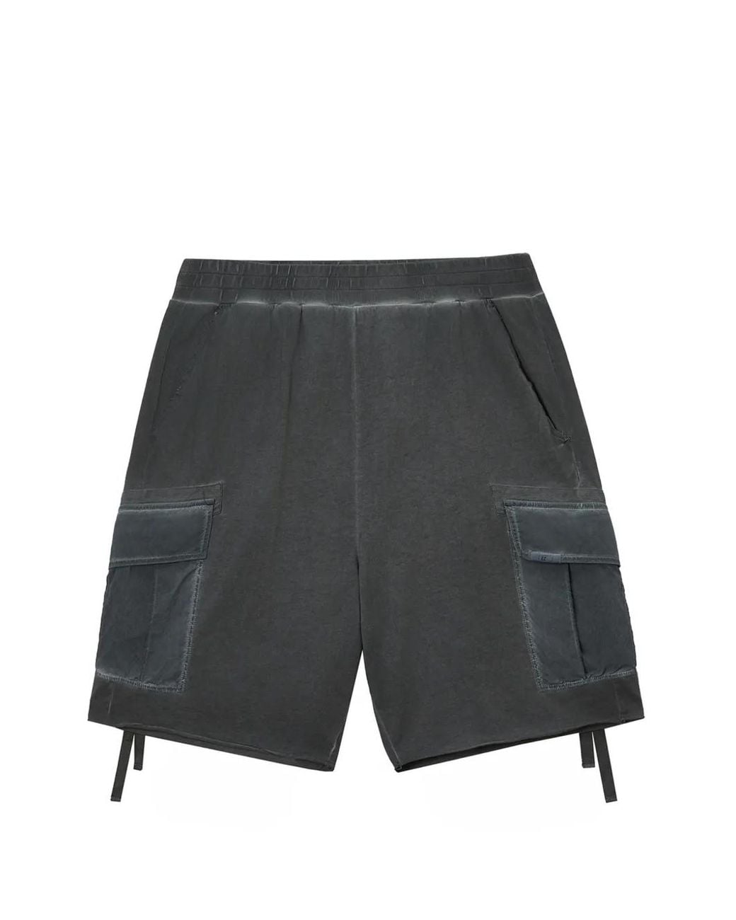Izzue Gray Cargo Pocket Shorts for men