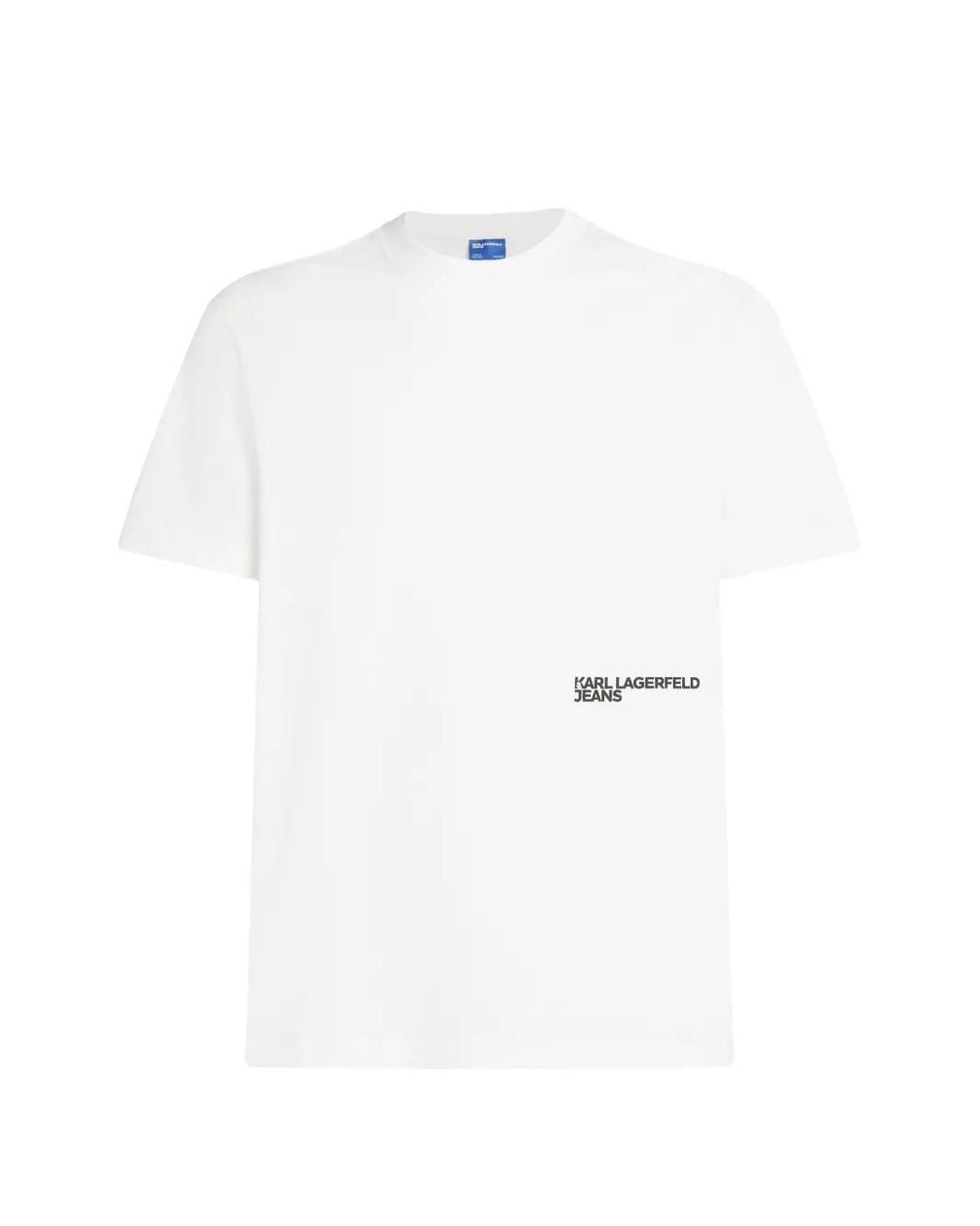 Karl Lagerfeld White Digitized T-Shirt for men