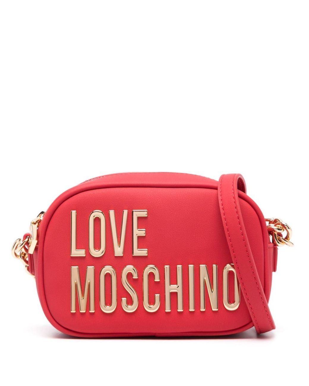 LOVE MOSCHINO Snake Embossed Crossbody Bag