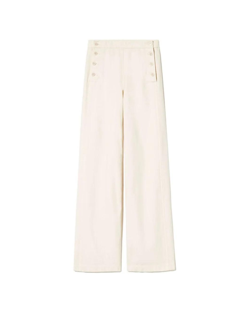 Nili Lotan White Reed Trousers