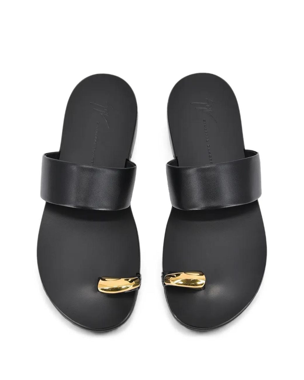 Giuseppe Zanotti White Desmond Leather Sandals for men
