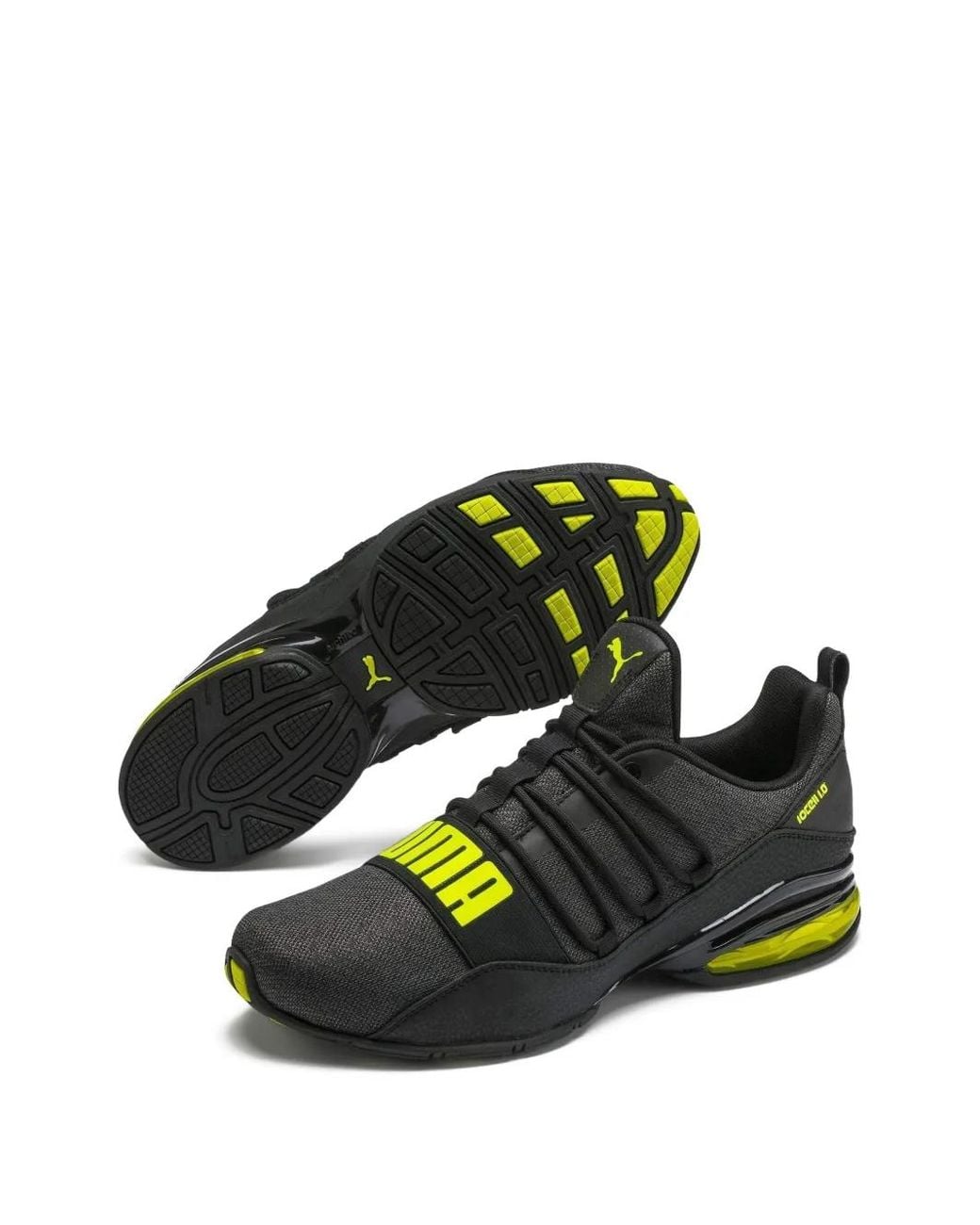 PUMA Black Cell Regulate Bold Strap Sneakers for men