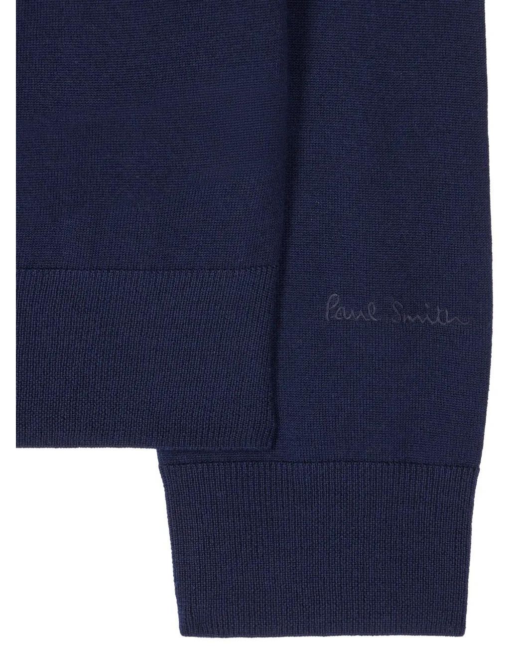 Paul Smith Black Merino-Wool Jumper for men