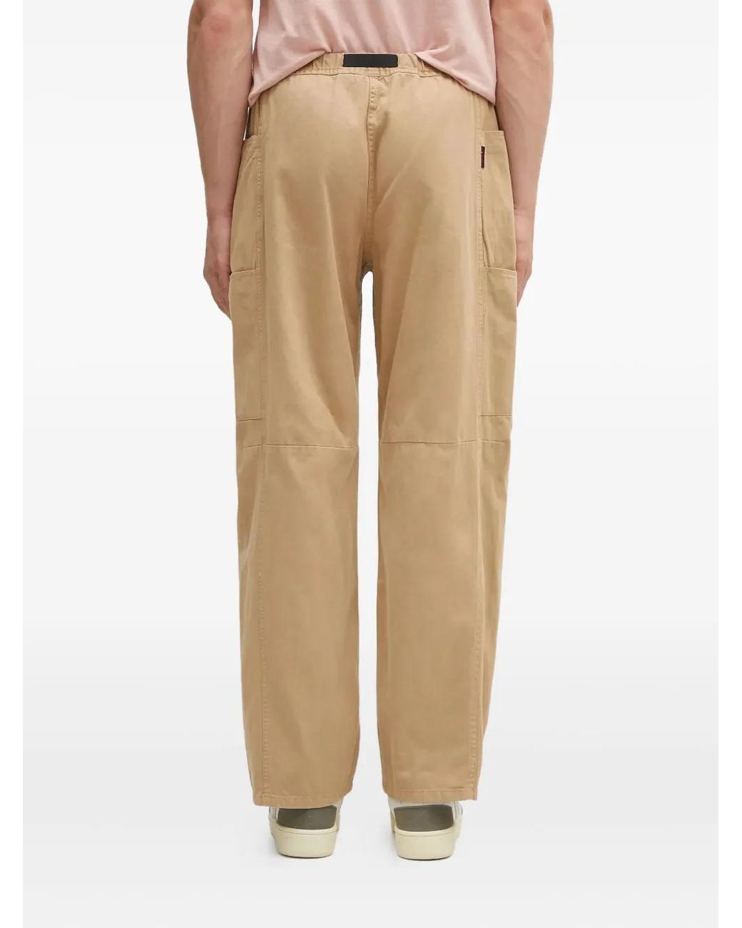 Gramicci Natural Belted Cargo Trousers for men