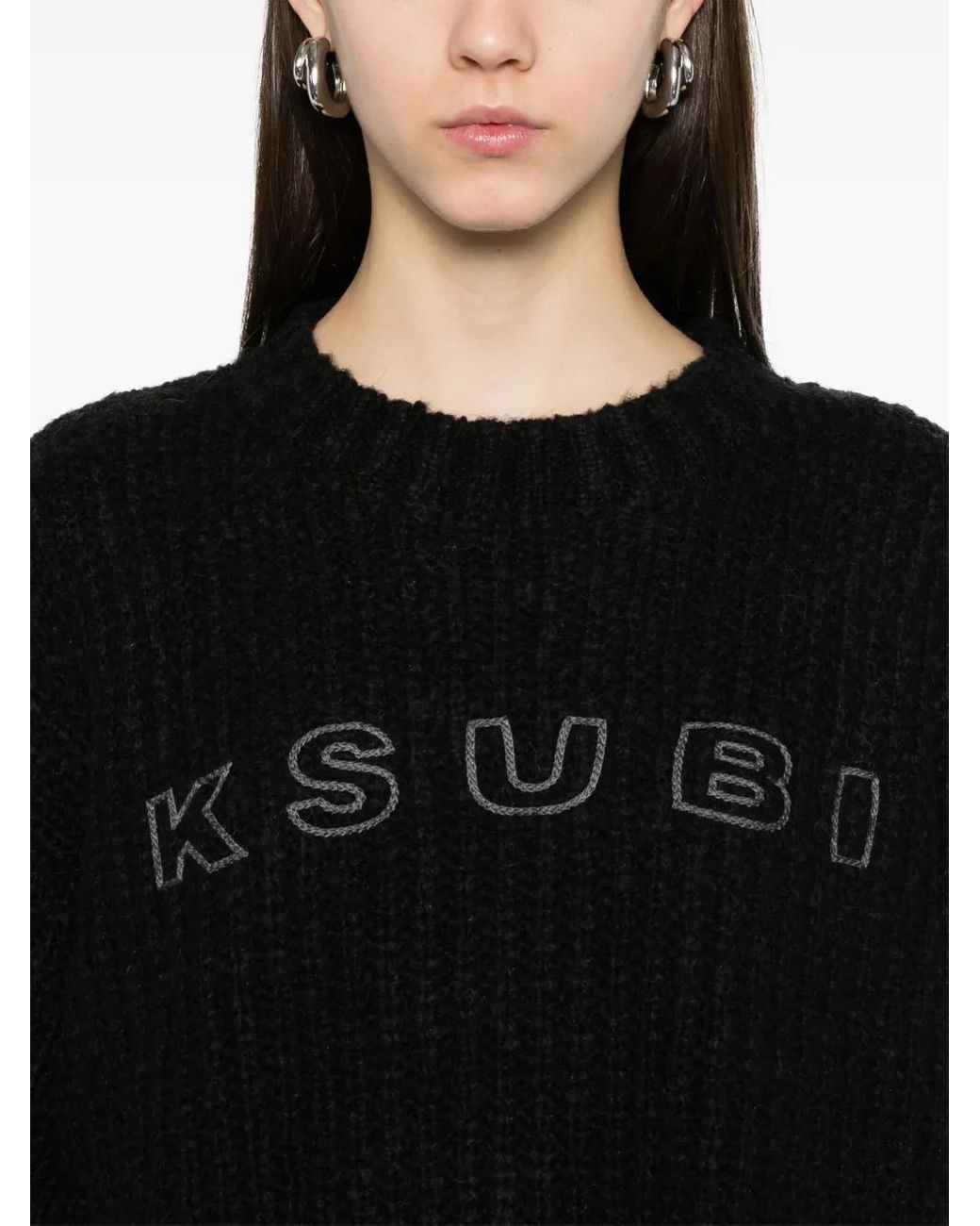 Ksubi Black The Bookie Knit Sweater