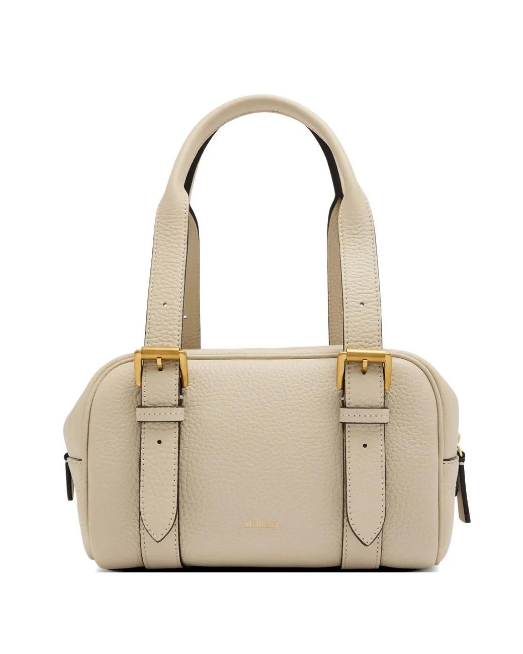 Mulberry Natural Mini Boston Buckle Bag