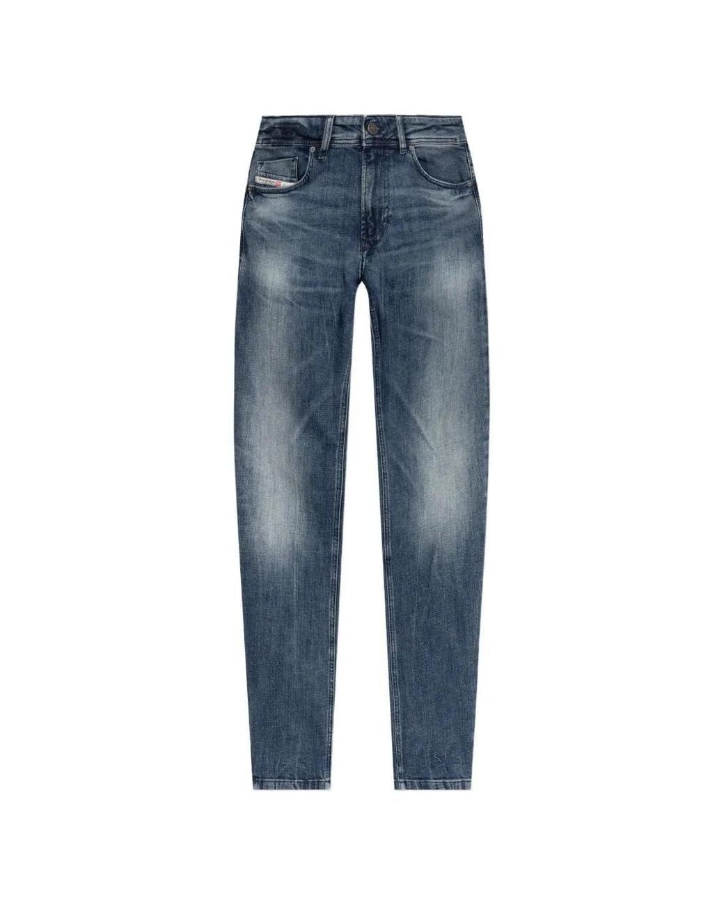 DIESEL Blue 1979 Sleenker Faded Jeans for men