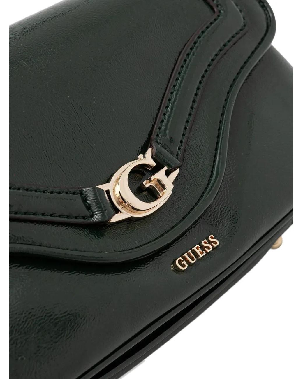 Guess Black Logo-Plaque Cross Body Bag