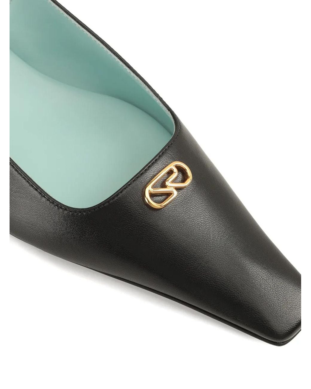 Sergio Rossi Black 25Mm Surge Slingback Sandals