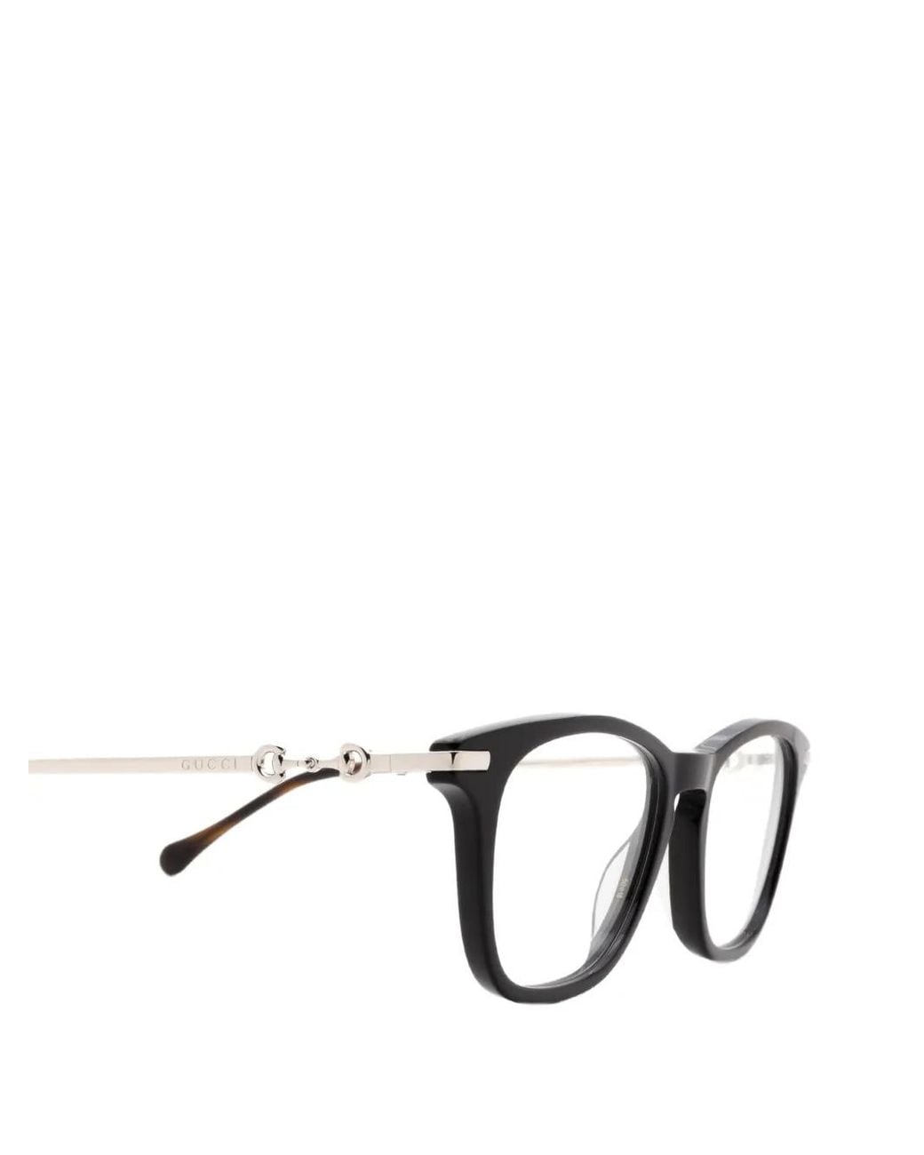 Gucci White Square-Frame Glasses for men