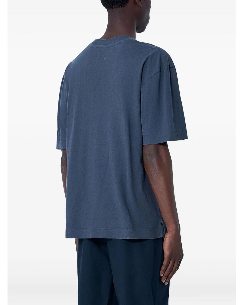 Margaret Howell Blue Crew-Neck T-Shirt for men
