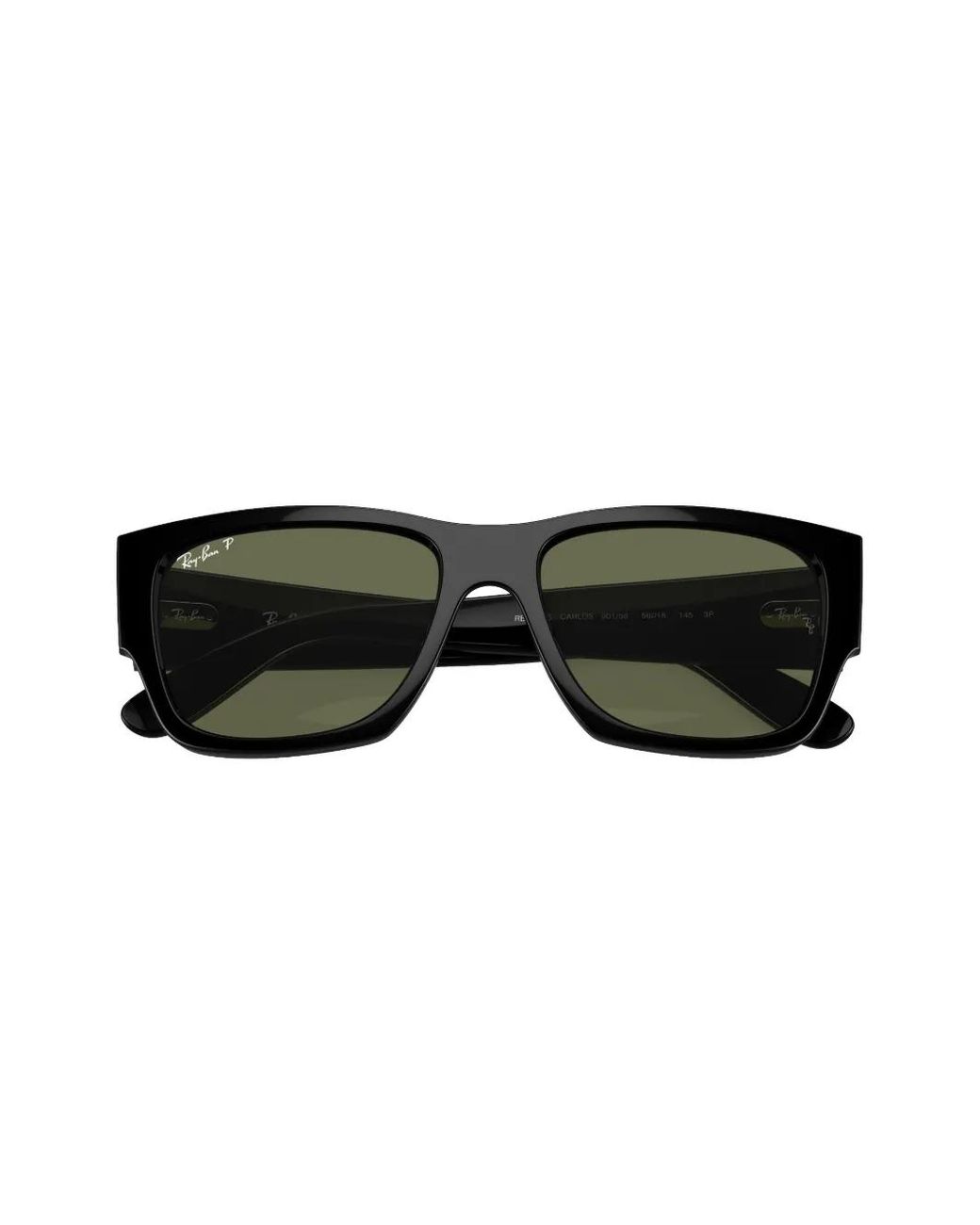 Ray-Ban Green Carlos Rectangle-Frame Sunglasses