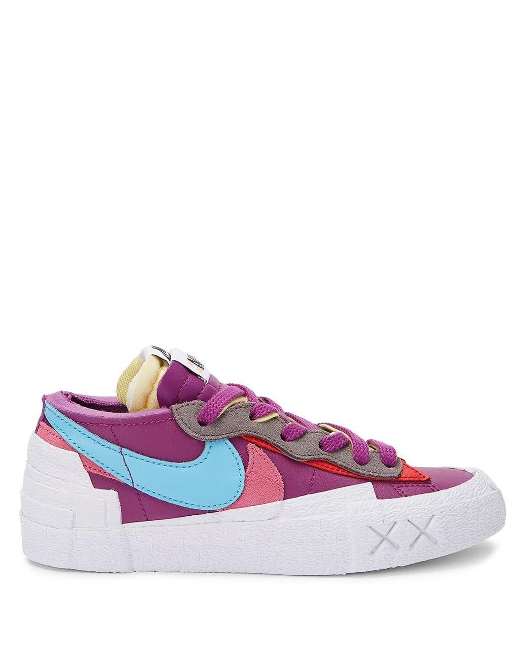 Nike X Sacai X Kaws Blazer Low Leather Sneakers Lyst