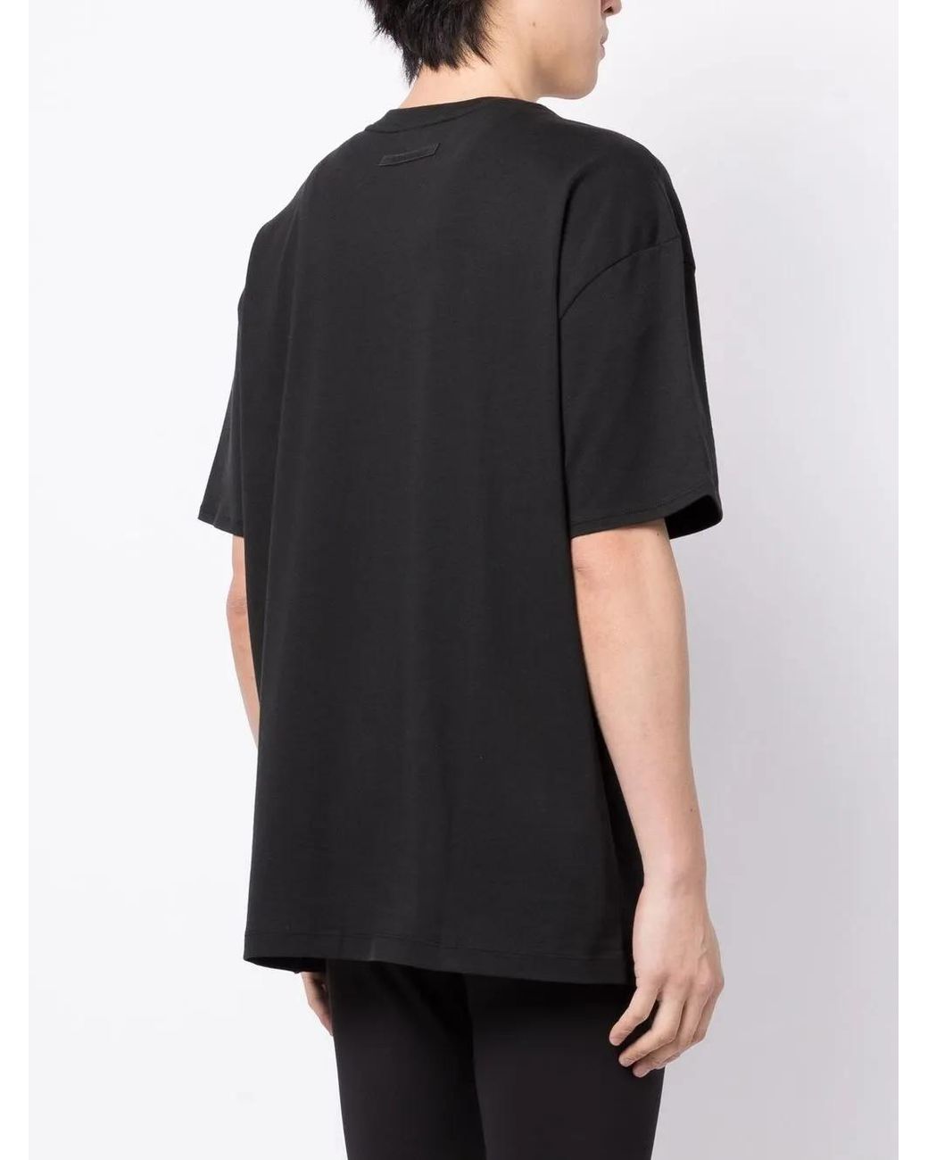 Fear Of God Black Essentials Logo-Print T-Shirt for men