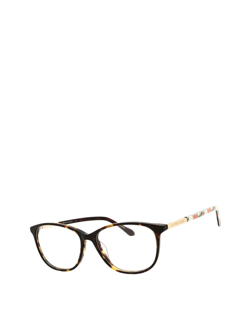 Draper James Black Lunettes De Soleil À Monture Ovale