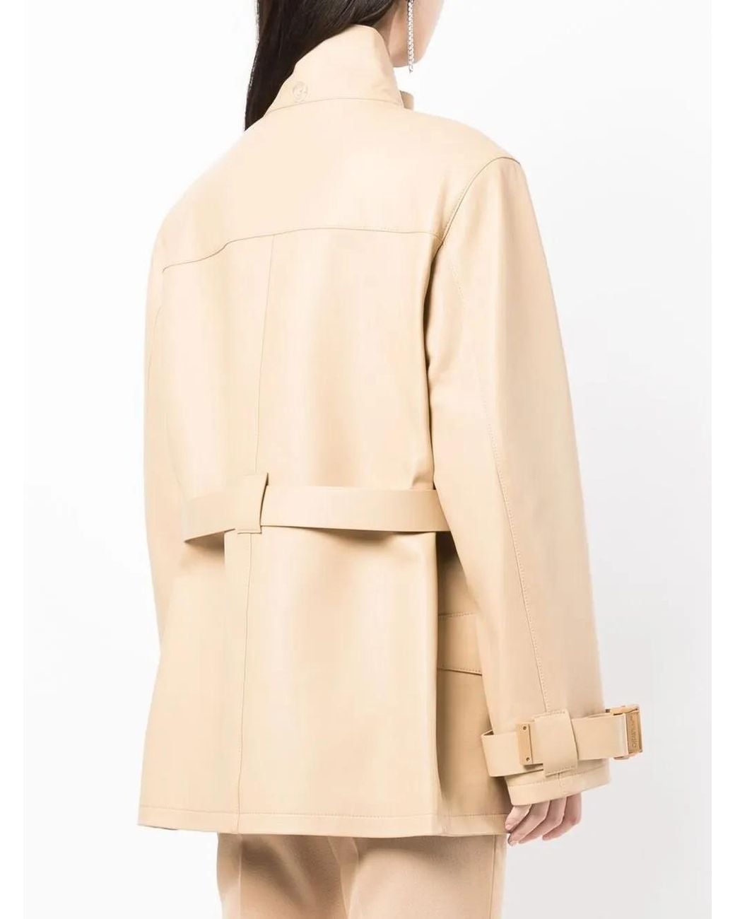 Abrigo Con Botones Y Cinturón Off-White c/o Virgil Abloh de color Natural