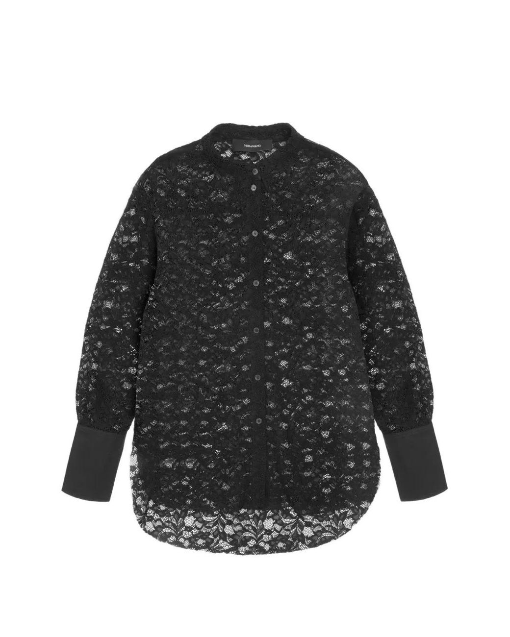 Vera Wang Gray Cora Lace Shirt